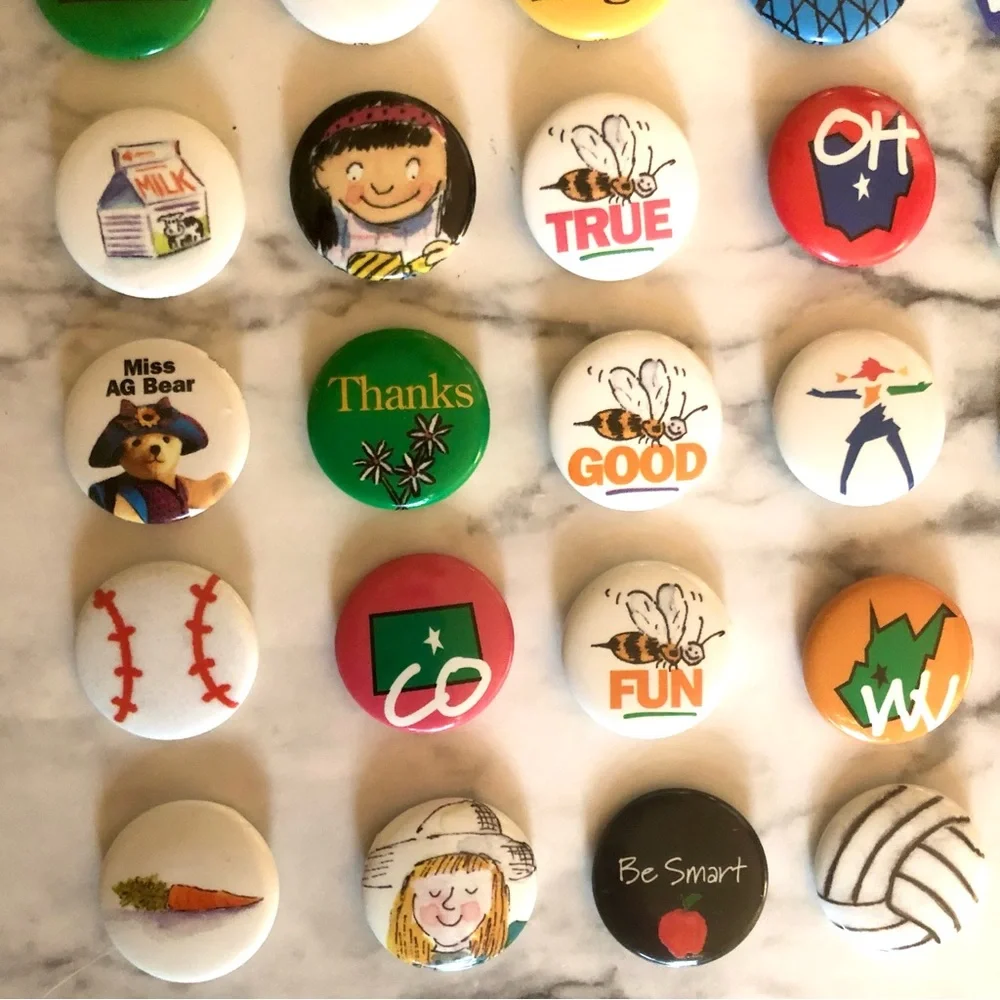 Vintage American Girl Mini Grin Pins
